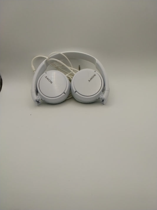 Sony MDR-ZX110 Ear-Pad (On the Ear) Headband Headphones - White