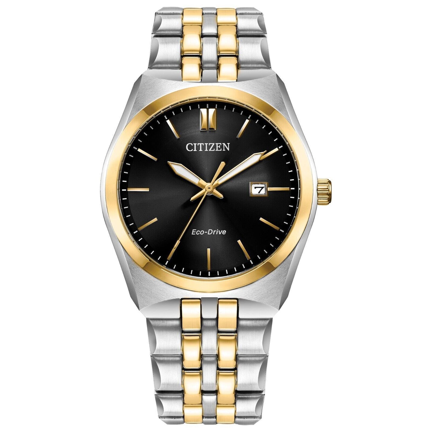 Citizen Eco-Drive Women's Corso Calendar Siler Gold Watch 28MM EW2299-50E