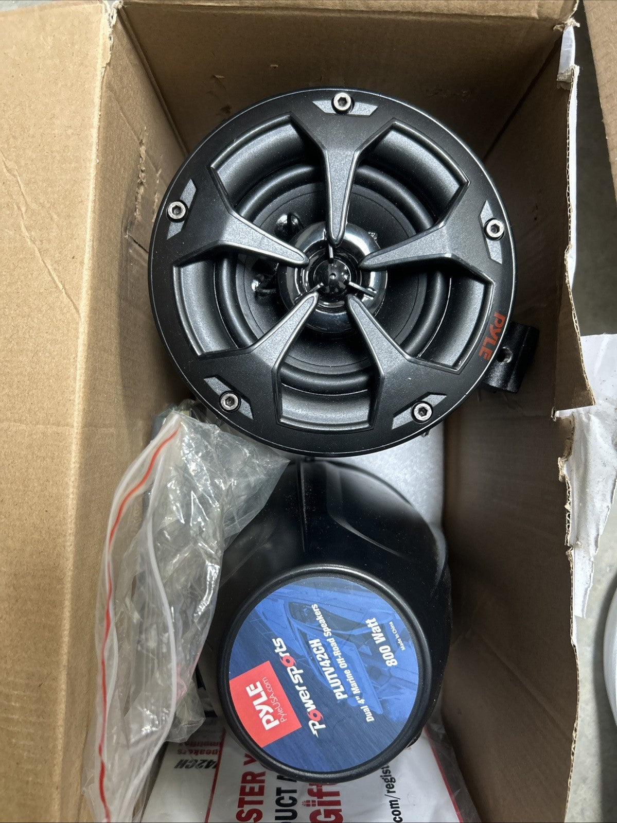 Pyle PLUTV44BTR 4" 800W Waterproof Wakeboard Tower Speakers - See Description