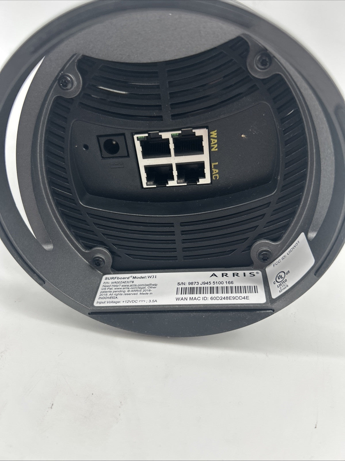 ARRIS mAX Pro W31 3 Port Gigabit Wi-Fi Router - Black