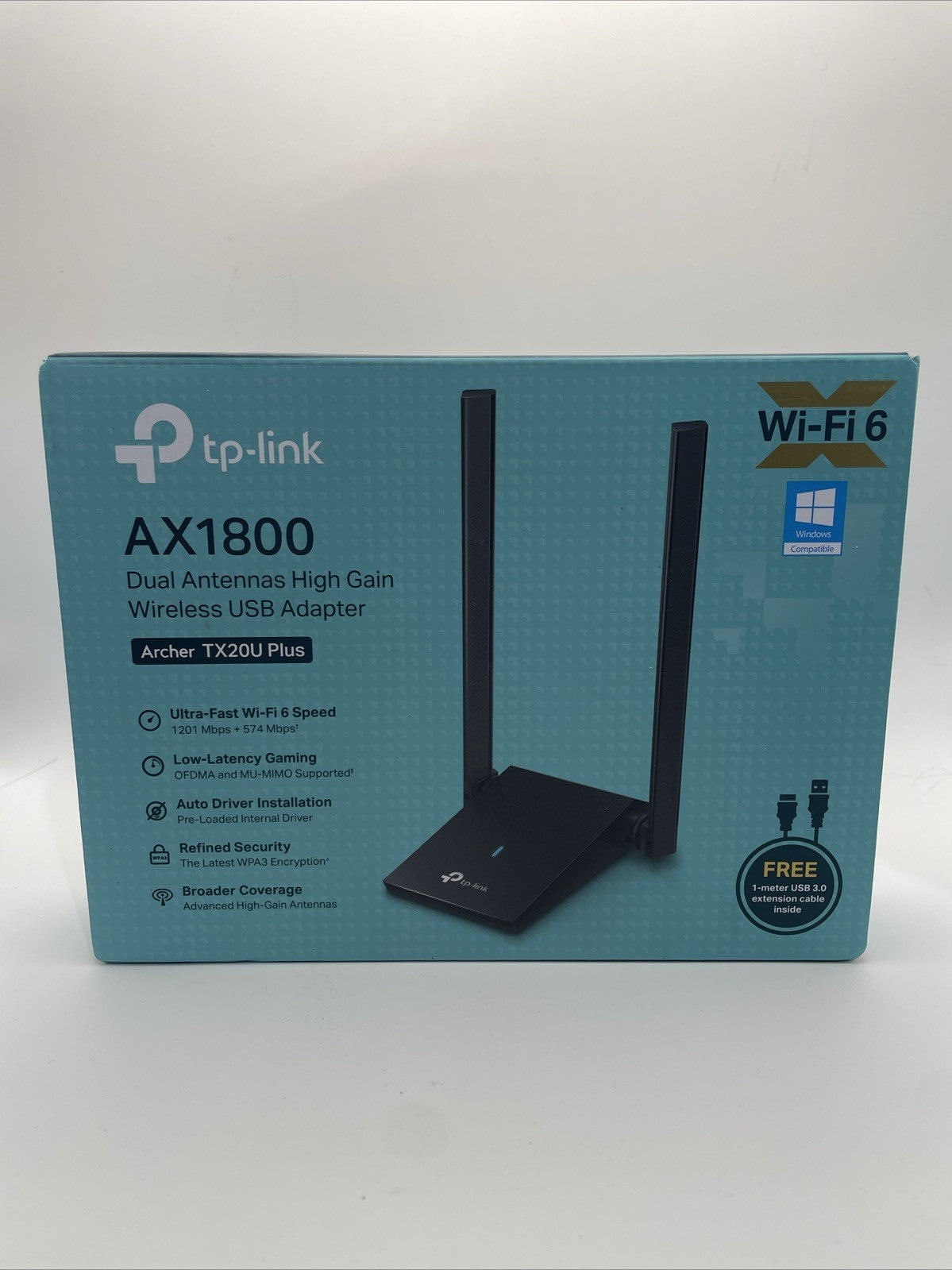 TP-Link Archer TX20U Plus AX1800 WiFi 6 Dual Band USB Adapter (US) - NEW