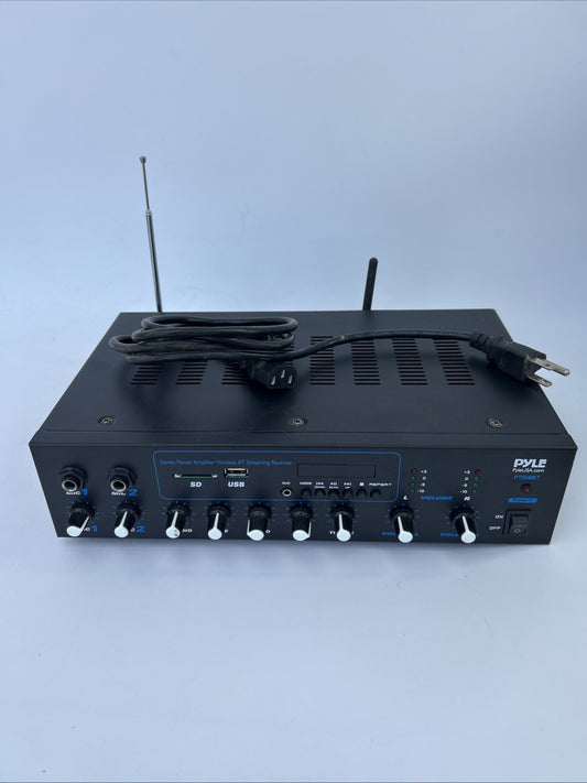Pyle PT506BT Bluetooth Desktop Audio 600W Power Amplifier Stereo Receiver o/BOX