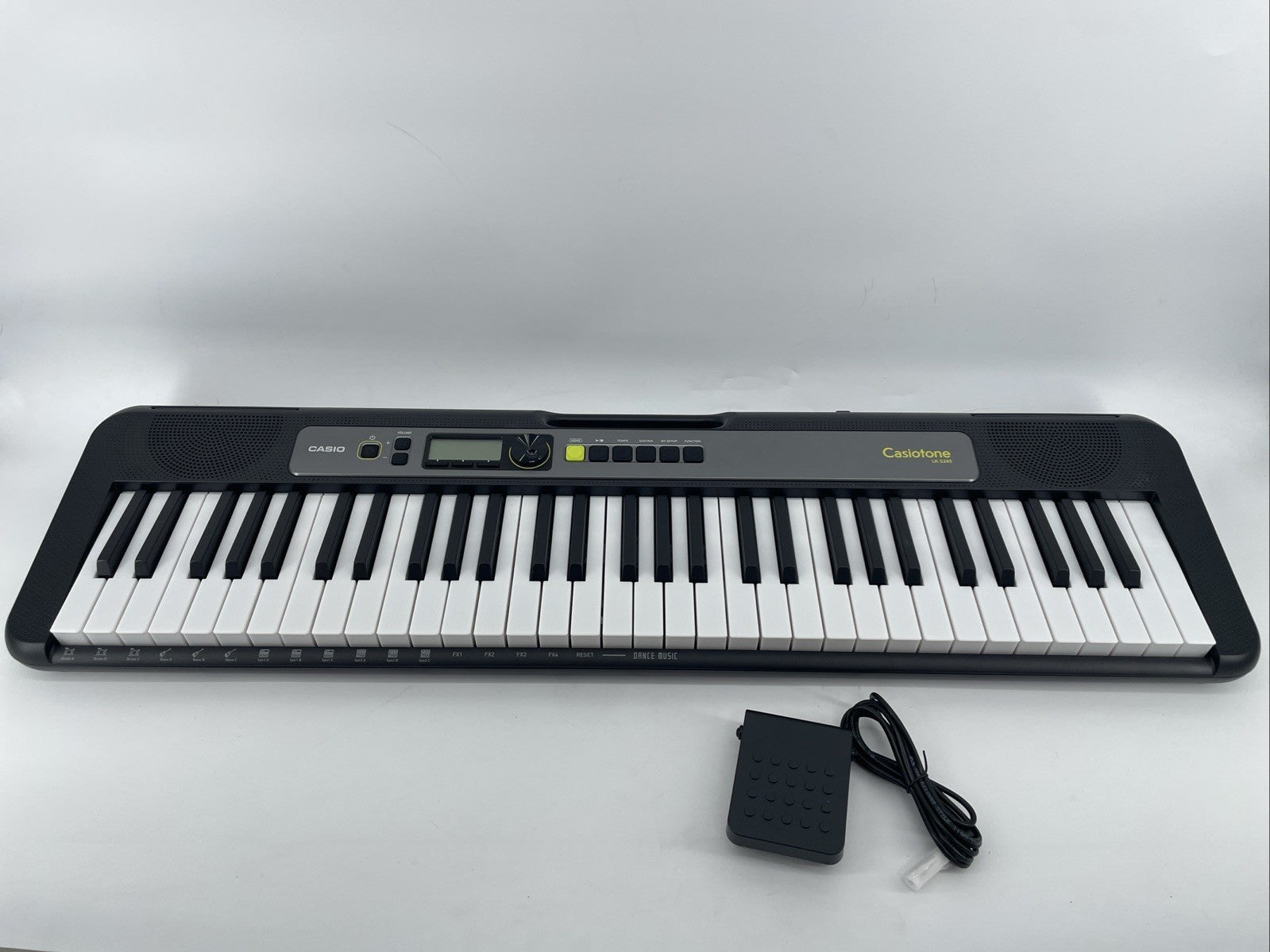 Casiotone LK-S245 + Carrying Case + Pedal - Keyboard Piano $200 Retail