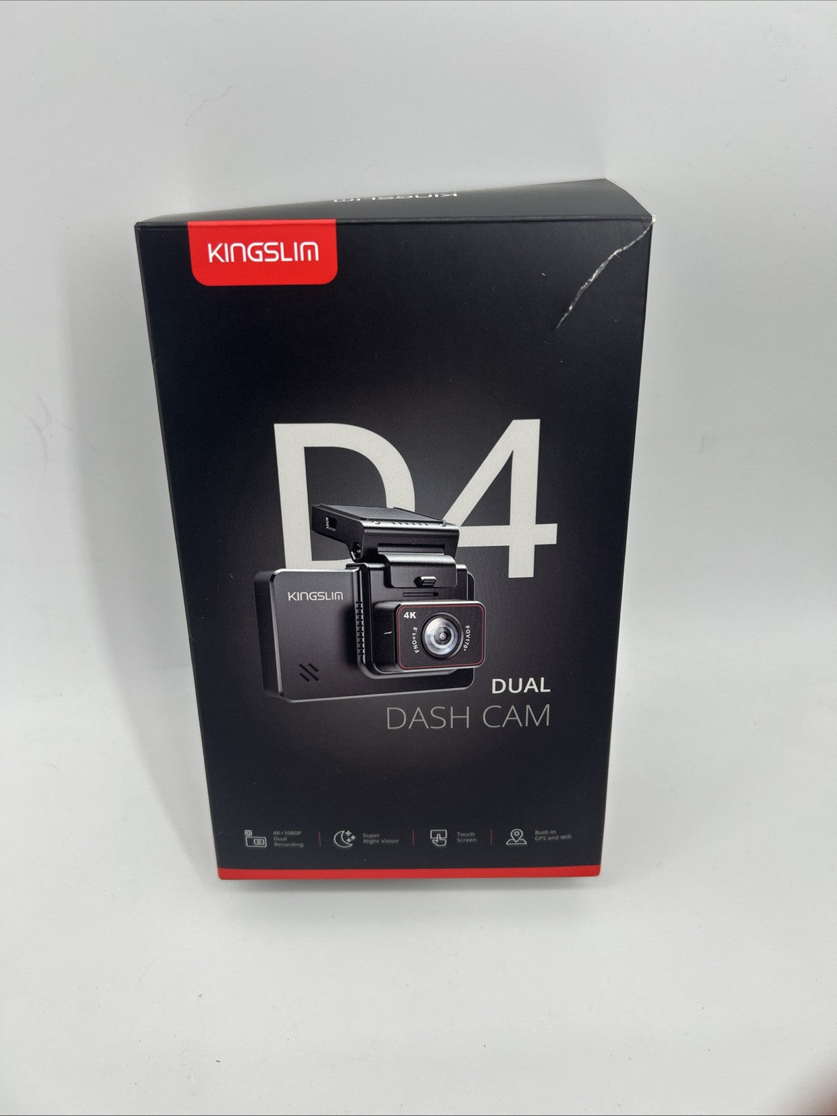 Kingslim D4 Dual Dash Camera - Black