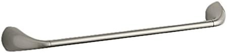 Kohler R37050-BN 18" Towel Bar, Vibrant Brushed Nickel, Modern Bathroom