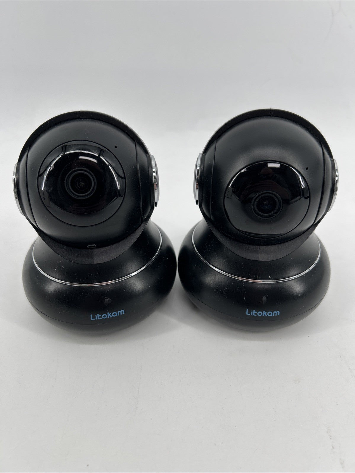 2-Pack Litokam 2K Indoor Security Cameras: 360° Pan/Tilt, Night Vision & Alexa