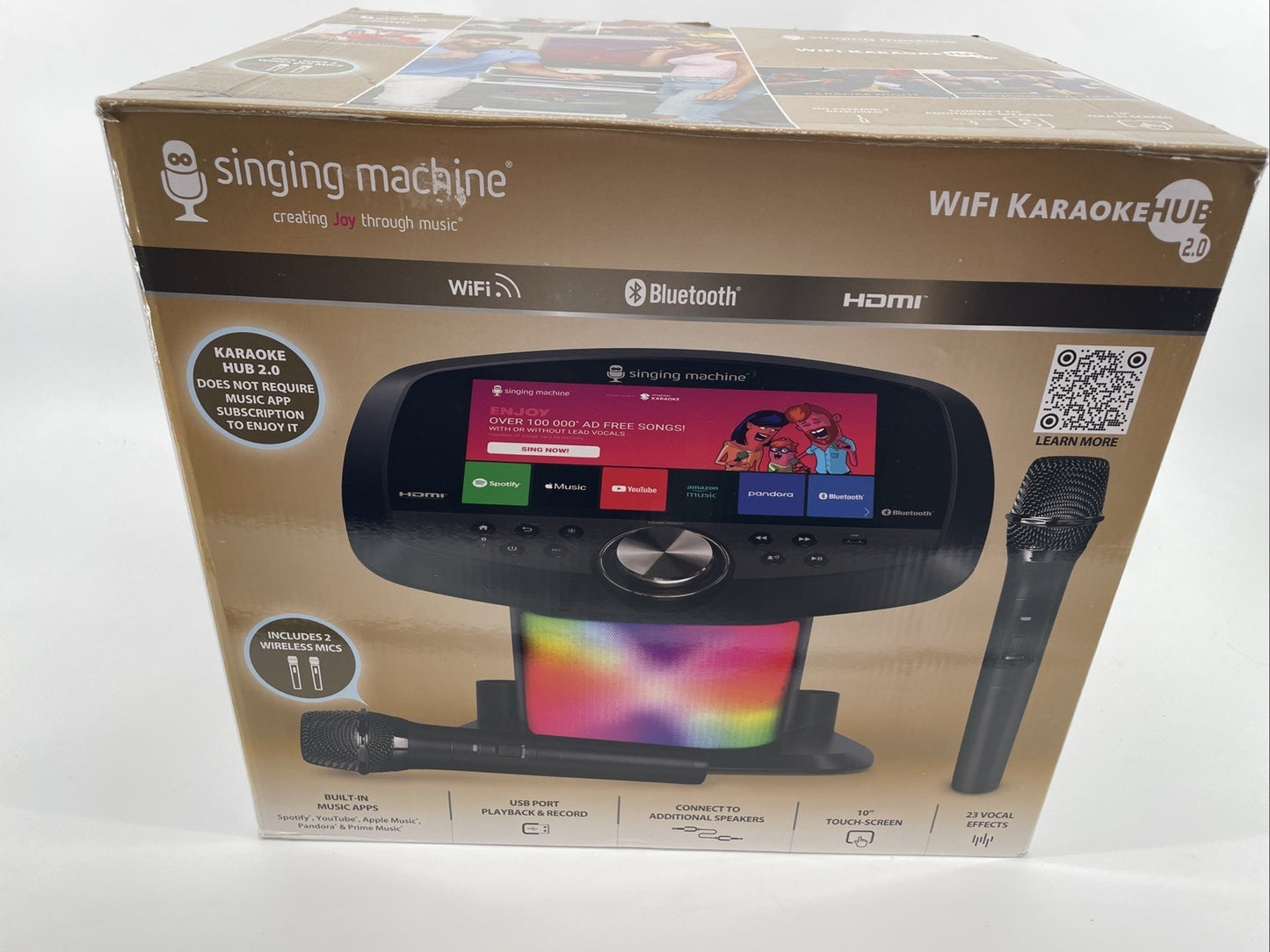 Singing Machine Premium WiFi Karaoke System iSM9 10.1" Touchscreen In Box