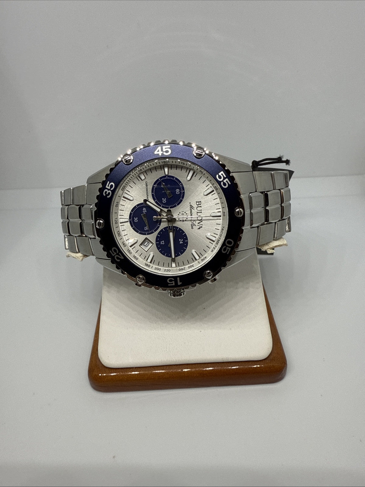 BULOVA MARINE STAR Chronograph Stainless Steel Men's Watch - 98B423 MSRP: $450