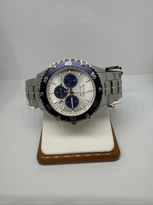 BULOVA MARINE STAR Chronograph Stainless Steel Men's Watch - 98B423 MSRP: $450