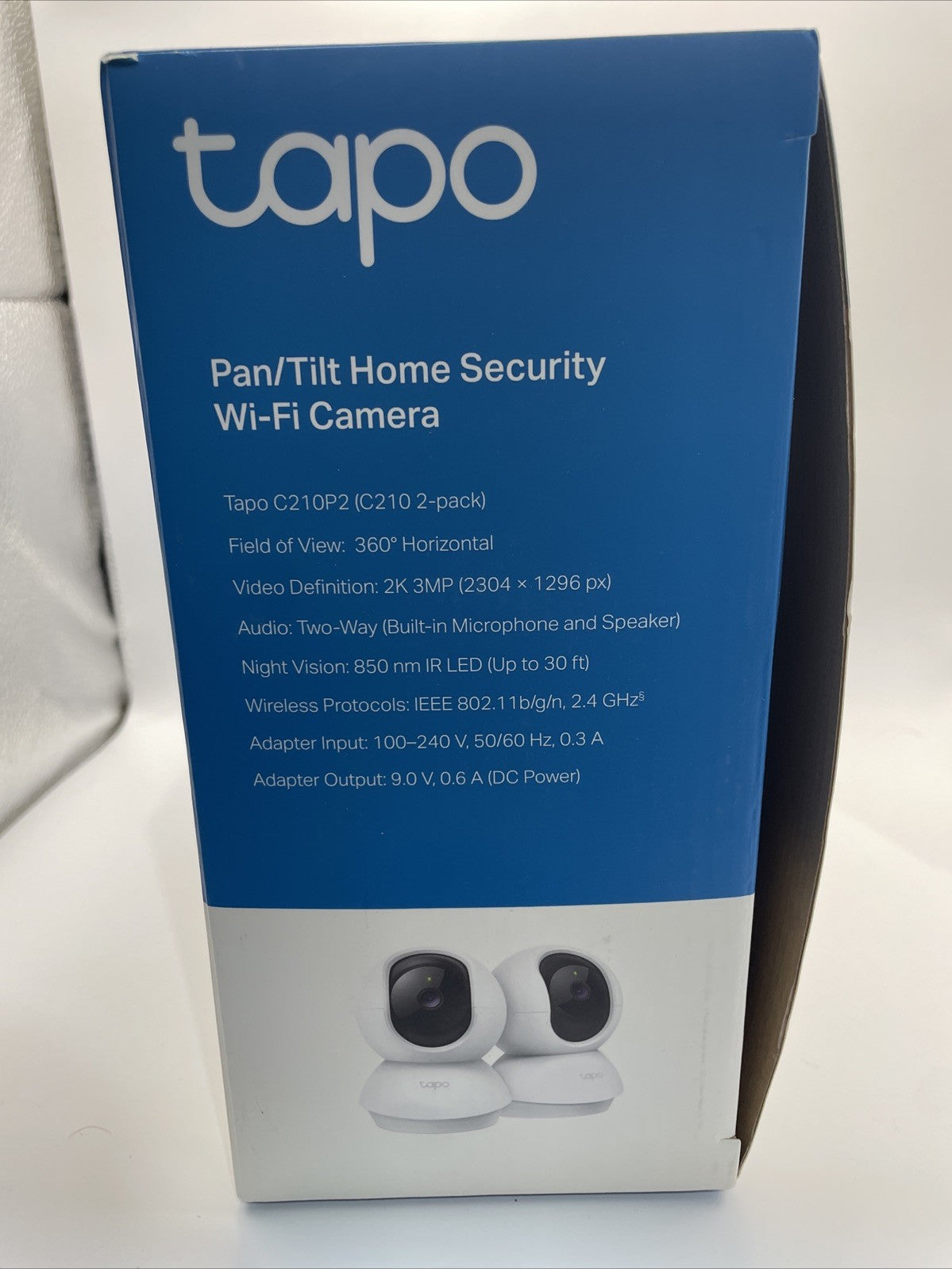 Tapo 2K Pan/Tilt Security Camera for Baby Monitor, Dog Camera Motion Detection
