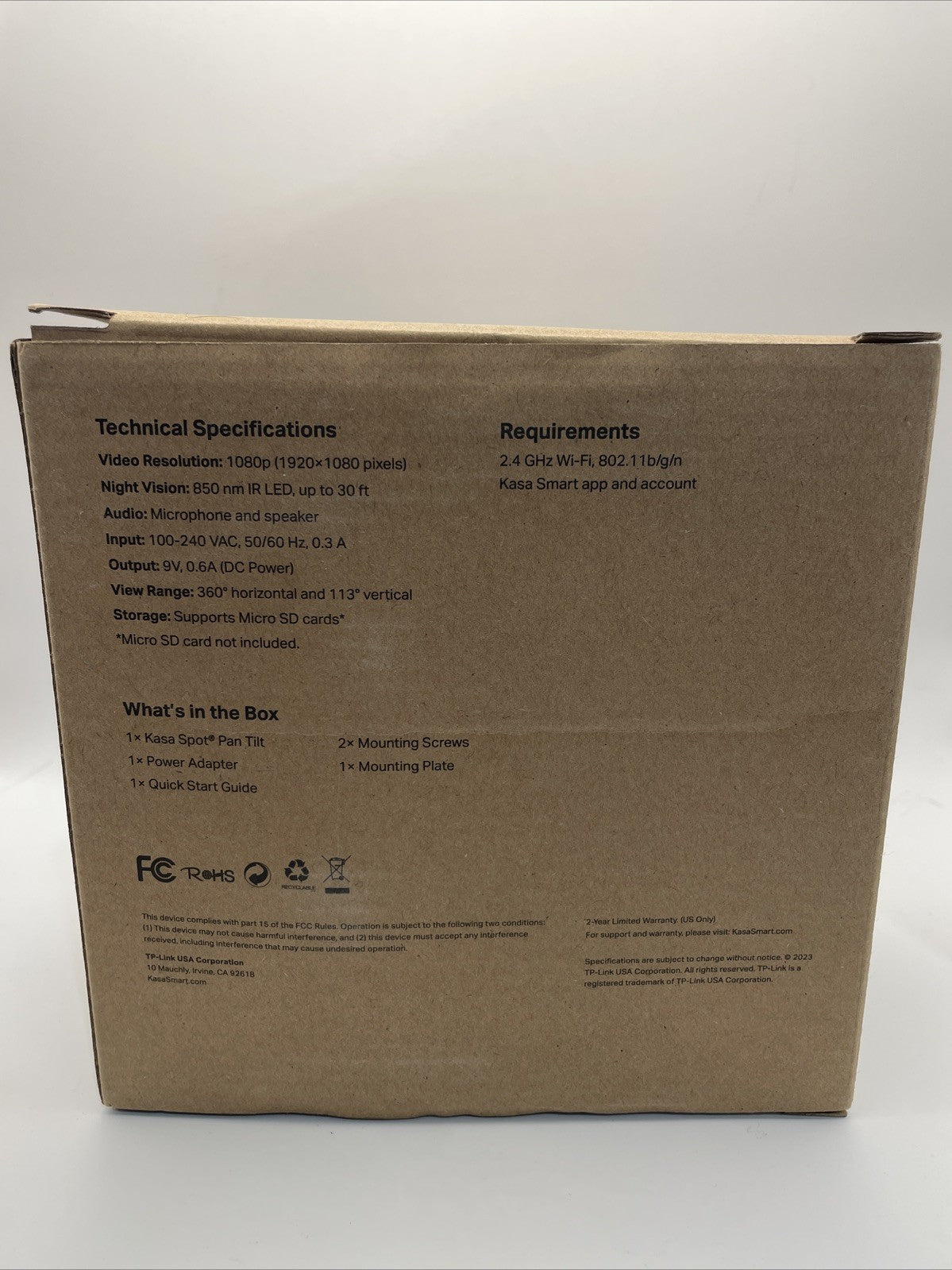 TP-Link Kasa Spot EC70 Indoor Security Camera