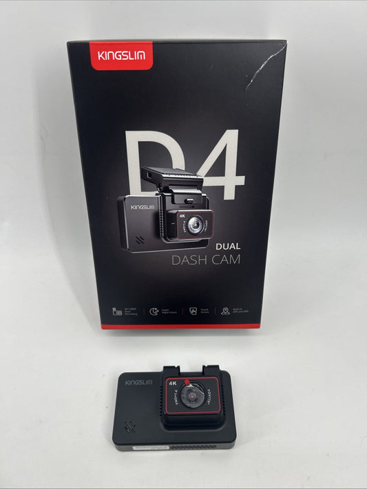 Kingslim D4 Dual Dash Camera - Black