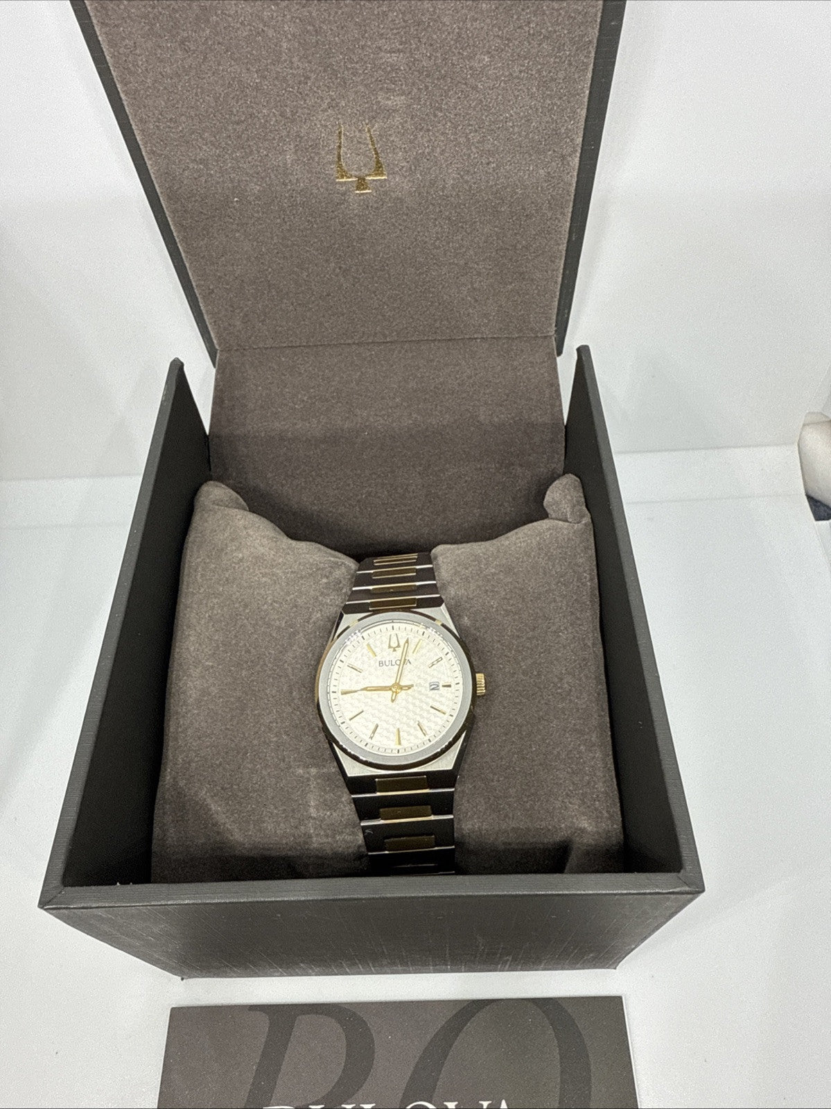 Bulova 98L323 Women's 29mm Two Tone Stainless Steel Quartz Watch NWT