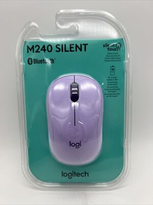 Logitech M240 Wireless Mouse - Lavender