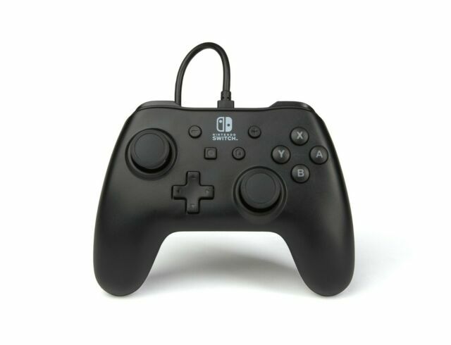PowerA Nintendo Switch Wired Controller - Black, Detachable 10ft USB Cable,