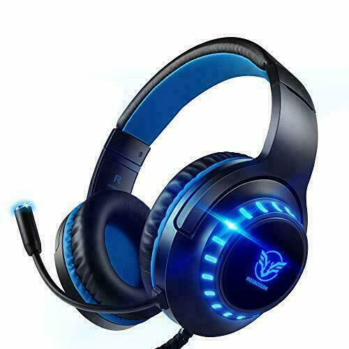 Pacrate H-11 LED Light Noise Cancelling Over Ear Headphones with Mic -...