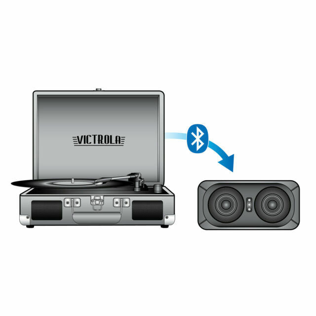 Victrola Journey+ Signature Bluetooth Suitcase Record Player